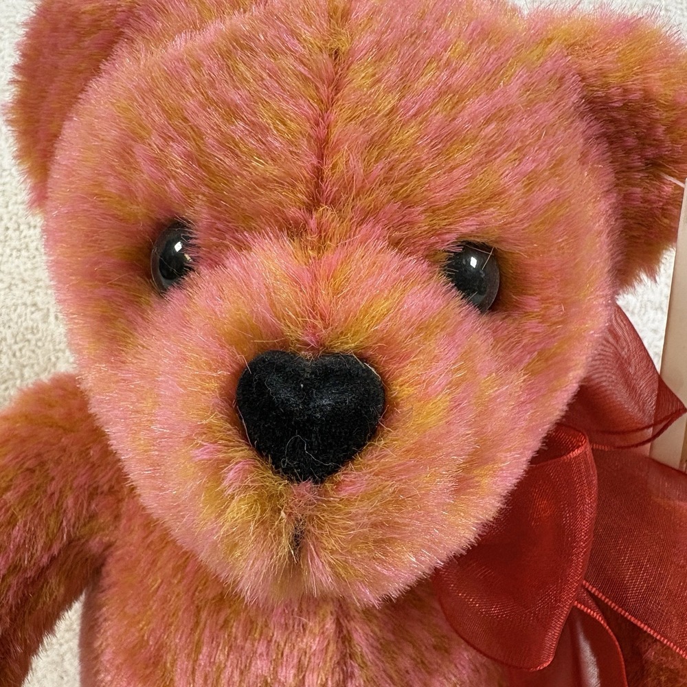 Avon Year of the Teddy Bear Pink Plush 100th Anniversary w/ Hang Tag (298)